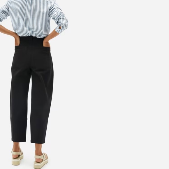 [ ❌ SOLD ] Everlane Black Utility Barrel Pants - Regular (0) - Picture 5 of 12